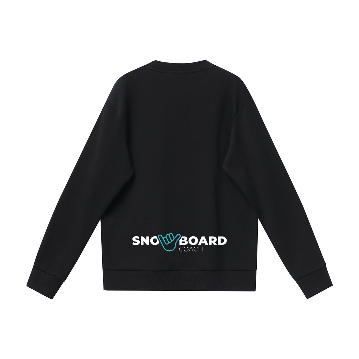 BLACK . CREW NECK SWEATER